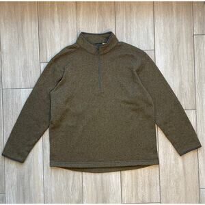 Cabela's Loden Green Fleece 1/4 Zip Pullover Jacket Mens XL Classic Fit